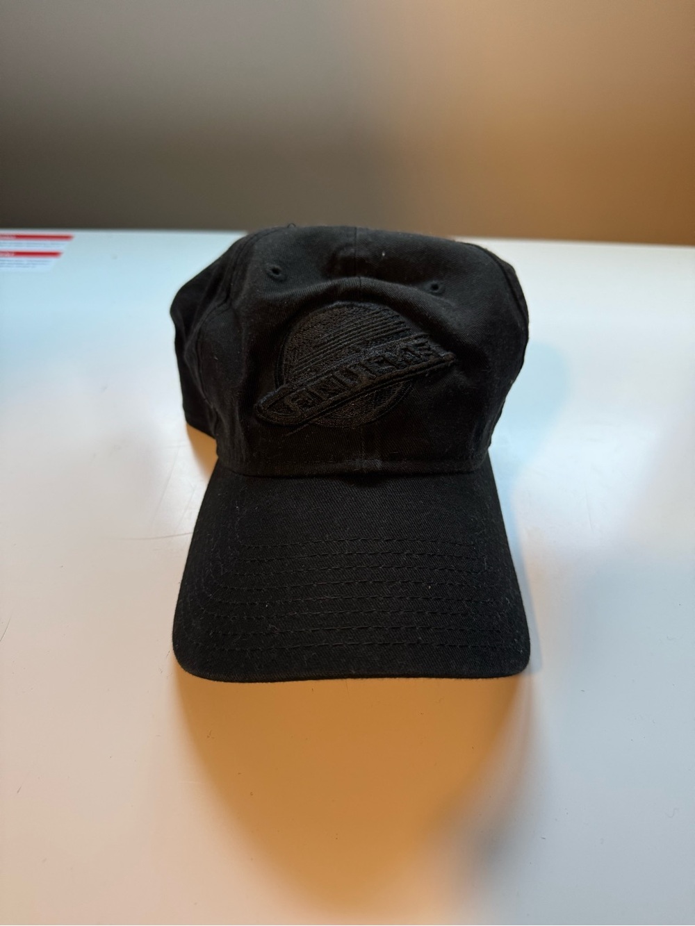 New Era Canucks Black Embroidered Logo Baseball Cap